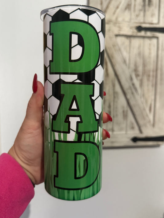 Green Team Dad Tumbler