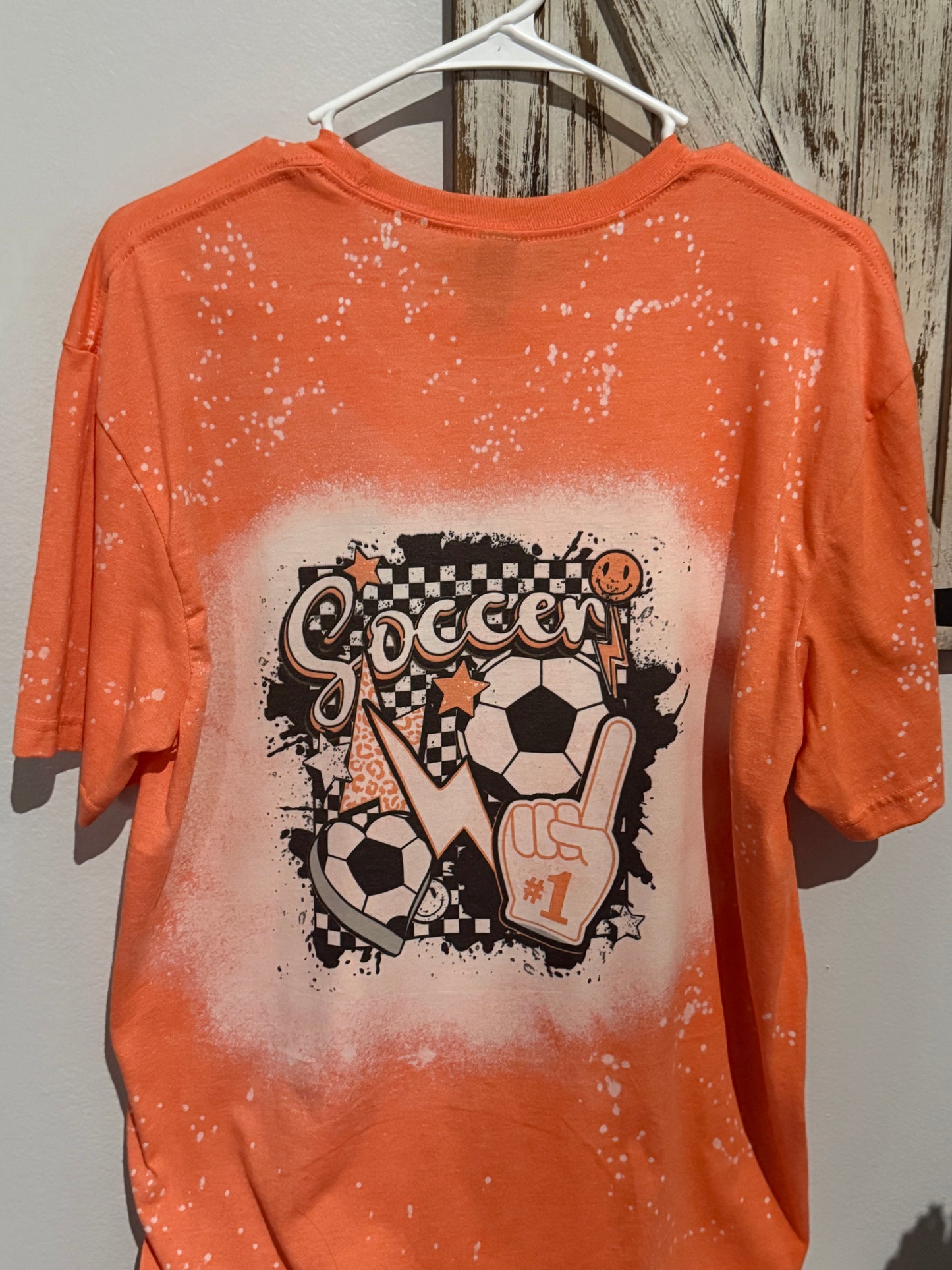 Orange Checkered Soccer