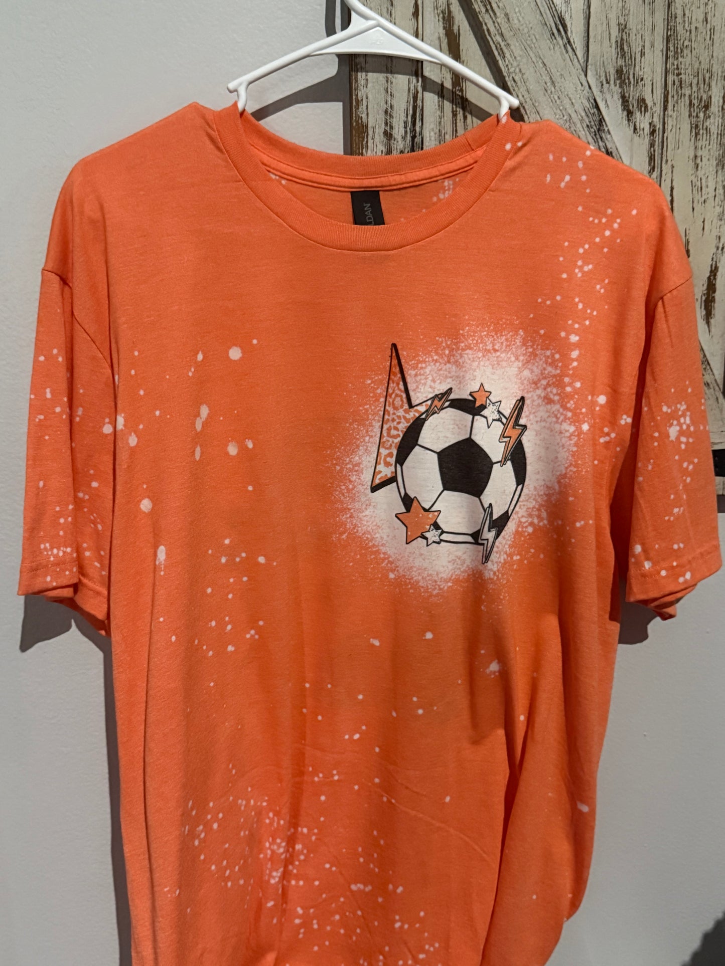 Orange Checkered Soccer